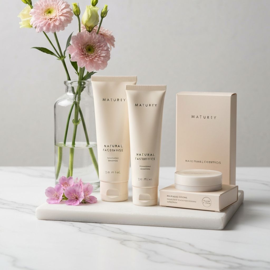 Women's facial skincare consultation